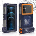 UrbanX Professional [15m/50ft] Swimming Diving Surfing Snorkeling Photo Video Waterproof Protective Case Underwater Housing for Oppo F9 (F9 Pro) And all Phones Up to 6.9 Inch LCD with Lanyard