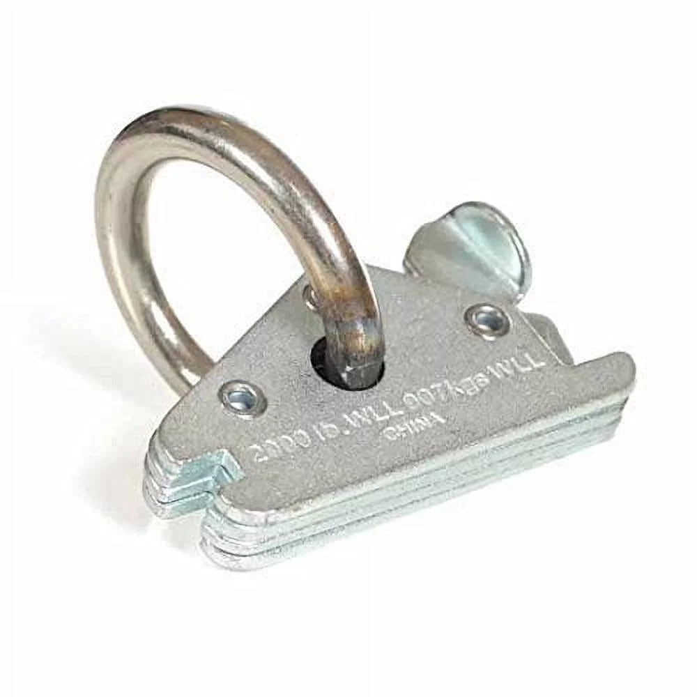 20 Heavy Duty E-Track O Ring Tie-Down Anchors w/ E Track Spring Fittings, Steel O-Rings, Tie Down Cargo Loads to ETrack TieDown System in Trailer, Truck, Van, Pickup