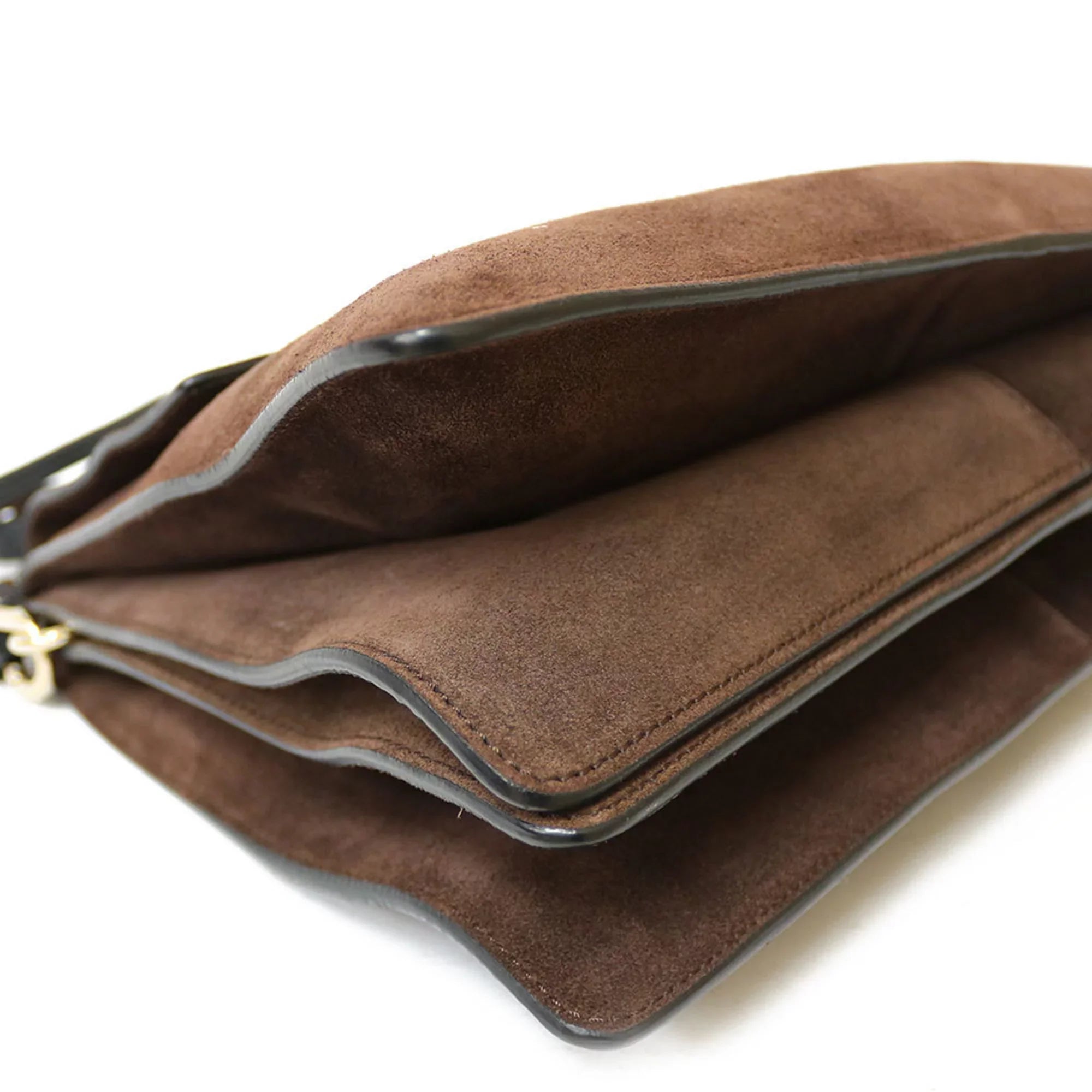 Pre-Owned Chloé Chloe Shoulder Bag Brown Ladies (Fair)