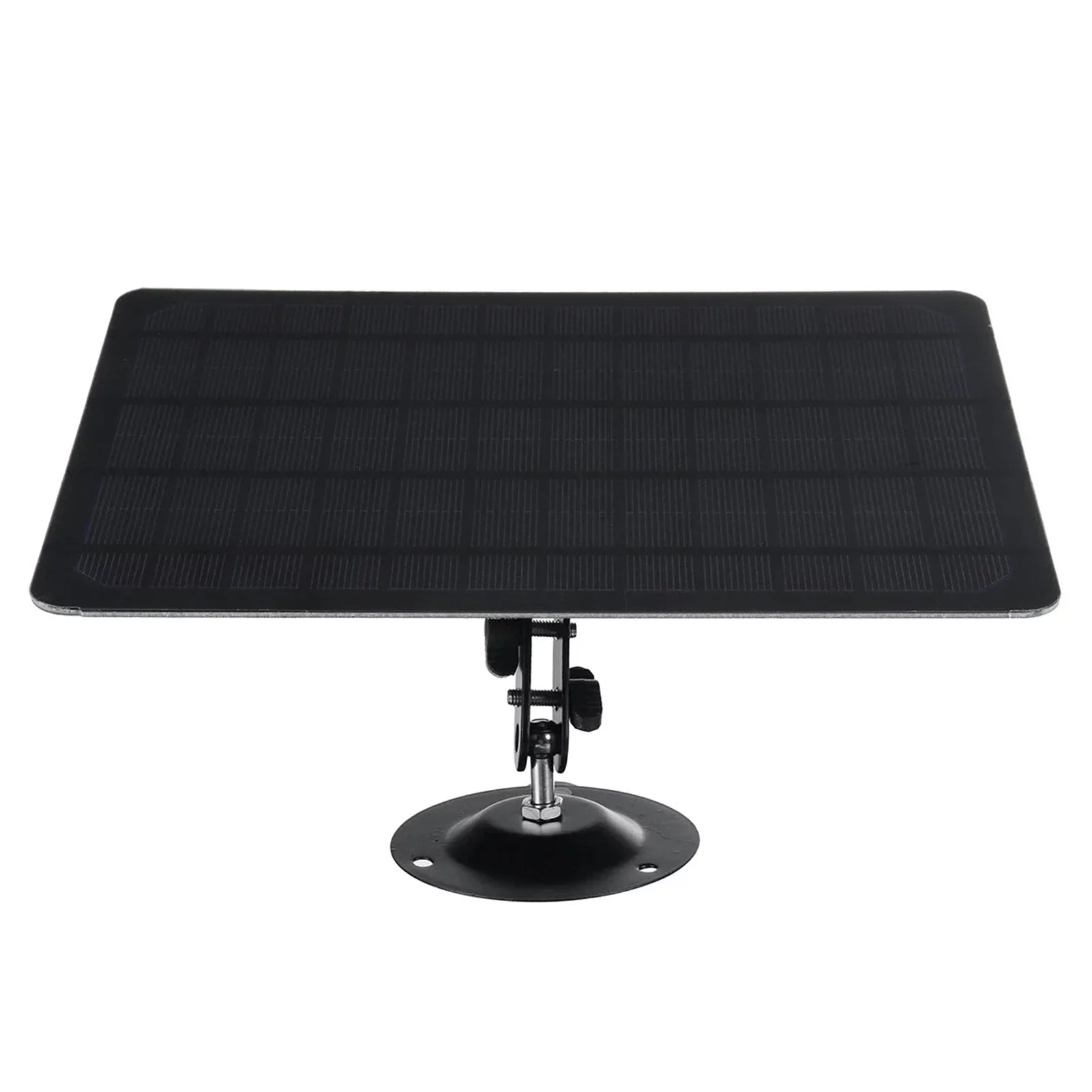 Shinysix USB Solar Panel 10W 6V Monocrystal Silicon Charging Plate, 360-degree Rotation, Waterproof, Wall Mounted for USB Camera