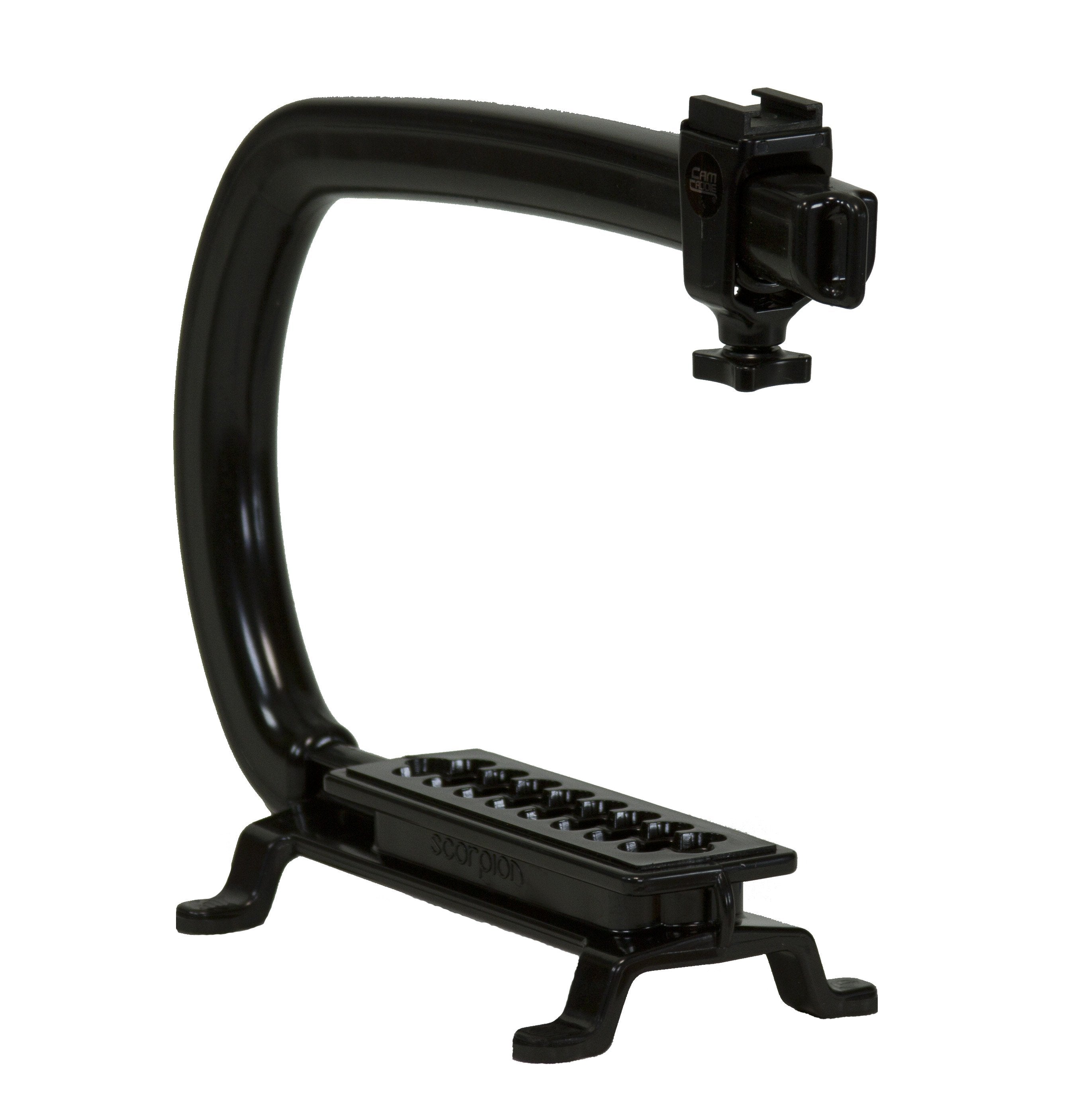 Cam Caddie Scorpion MAX Edition Universal Stabilzing Camera Handle - Includes 2 Accessory Shoes