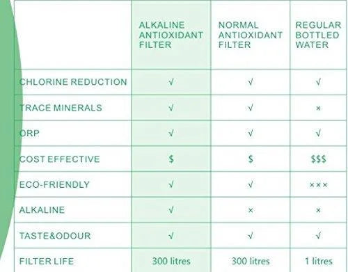 EHM  Alkaline Water Pitcher - 3.8L Pure Healthy Water Ionizer - BPA Free & Anti-Bacterial Filter - Healthy, Clean & Toxin-Free Water In Minutes - Boost Your Energy Levels & Immune System