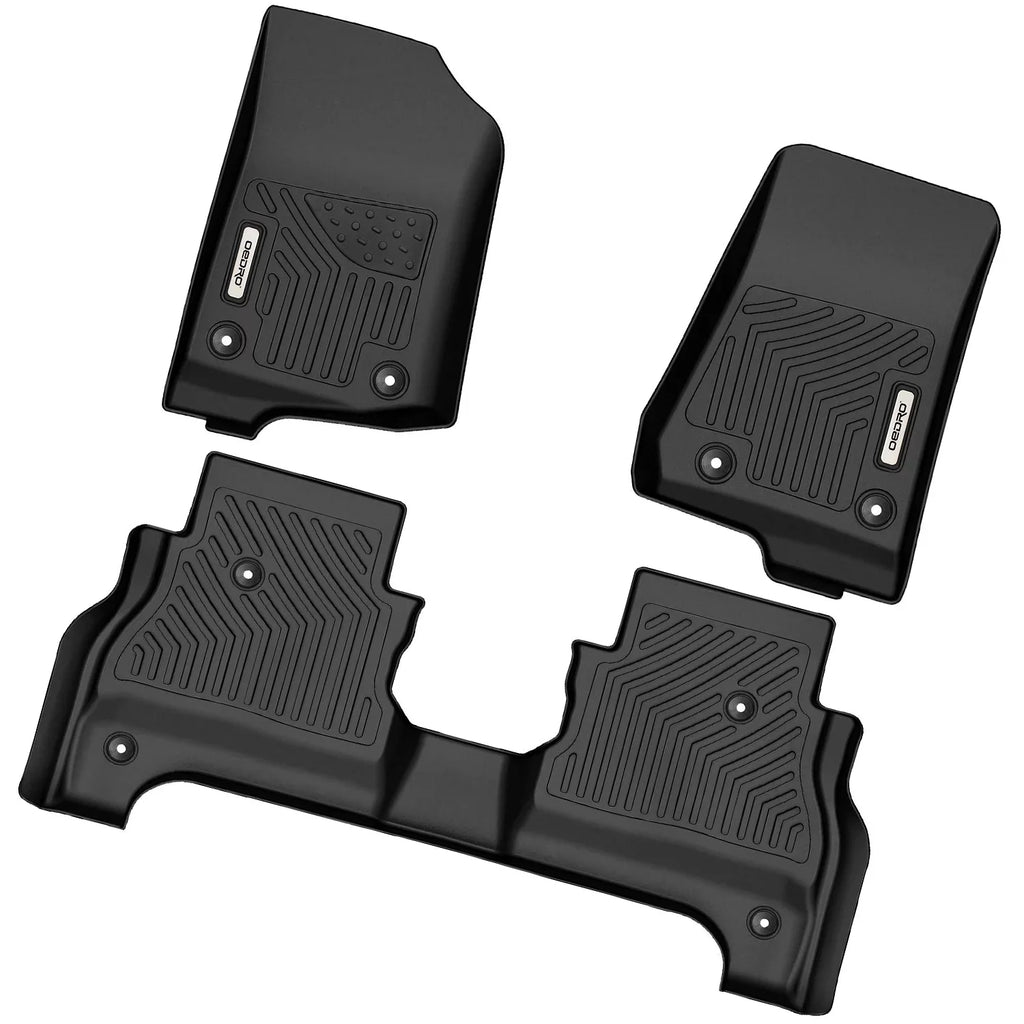 Ledkingdomus Floor Mats Liners for 20-23 Jeep Gladiator 4 Door TPE Floor Carpet