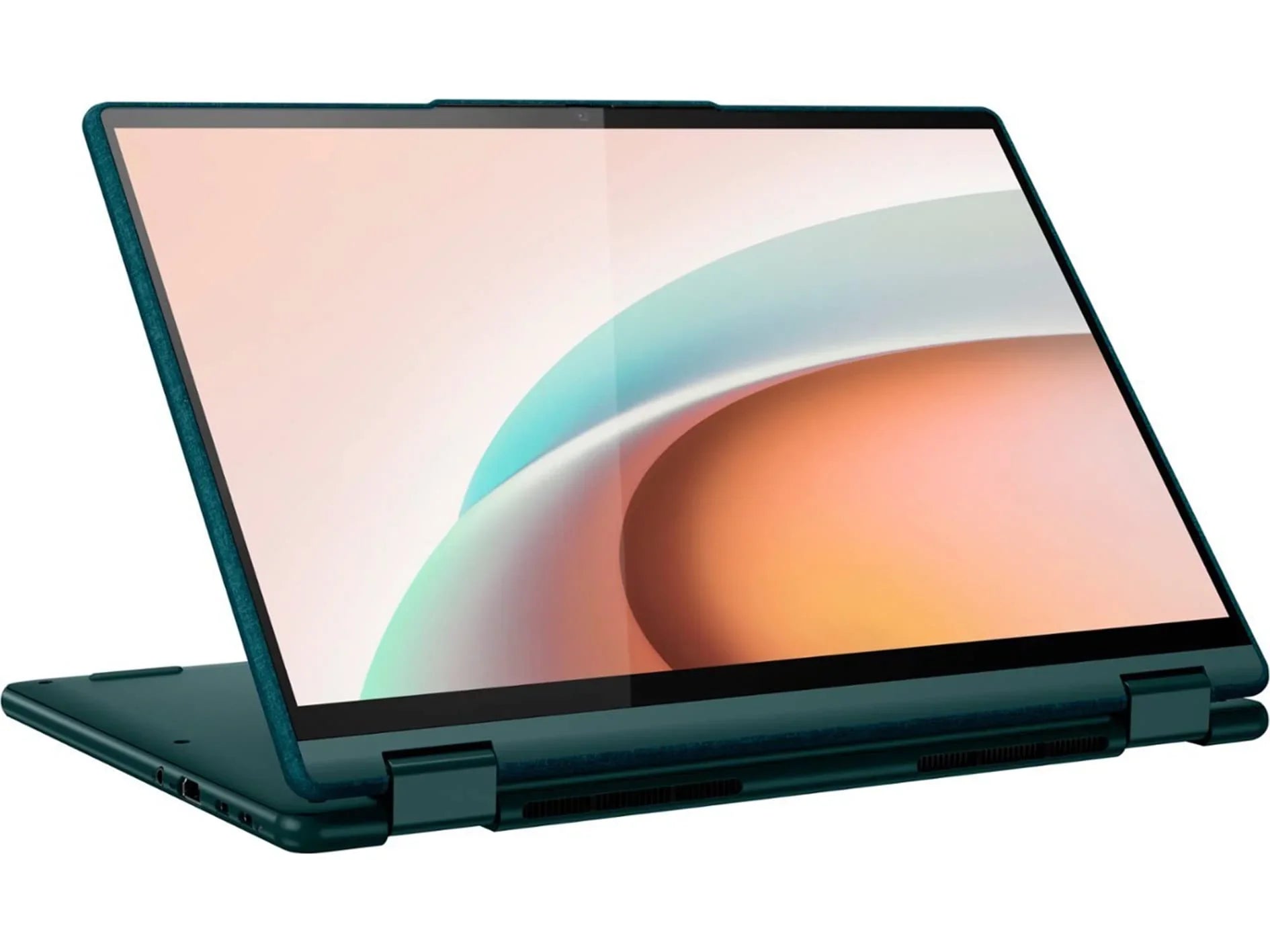 Lenovo 2023 Yoga 6 2-in-1 360° 13.3" WUXGA Touchscreen Computer, AMD Ryzen 5 5500U, 8GB RAM, 2TB PCIe SSD, Backlit Keyboard, Fingerprint Reader, Win 11, Dark Teal, 32GB SnowBell USB Card