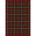 Joy Carpets  Bit O ft. Scotch Tartan Green 3 ft.10 in. x 5 ft.4 in.  WearOn Nylon Machine Tufted- Cut Pile Whimsy Rug