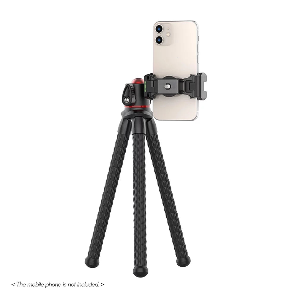 Dadypet MT-33  Octopus Tripod with Cold Shoe Mount,  Rotatable Ball Head, for Smartphone Camera Live Streaming Vlog