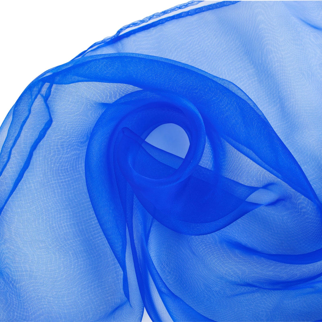 Toptie 120 Pcs Juggling Dancing Scarves, Square Rhythm Movement Scarf for Music Class Clown 24x24 Inch