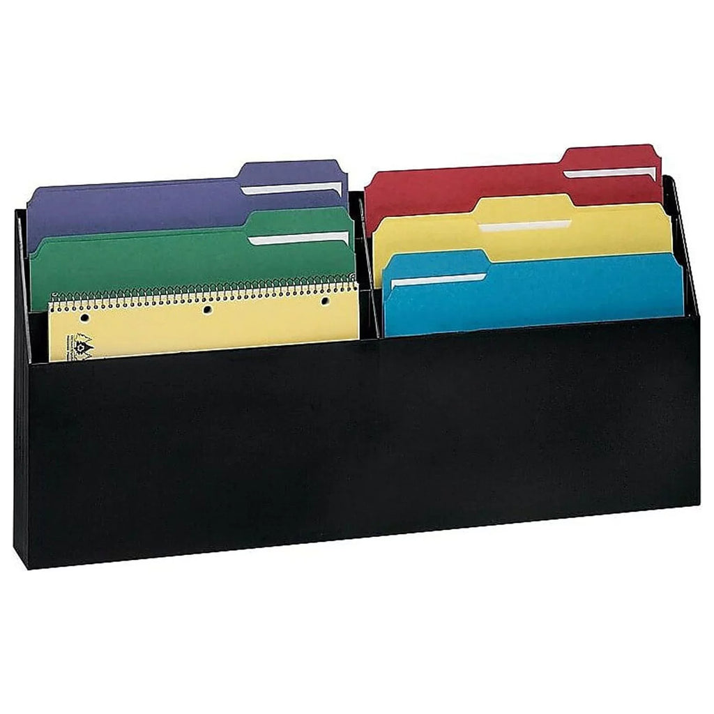 Rubbermaid 96060ROS Optimizers Six-Pocket Organizer, 24 5/8 x 2 3/4 x 11 1/2, Black