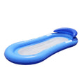 Meterk Portable Inflatable Hammock Floatings Bed Row Lounges Folding Swimming Bed Summer Outdoor Swimming Pool Water Pool Party Beach Hammock