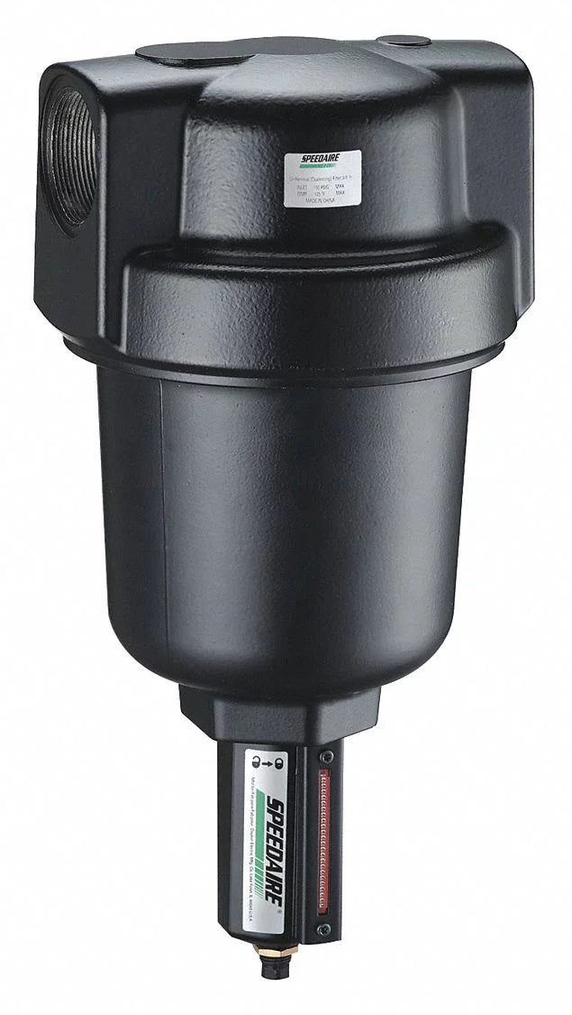 Speedaire Filter,1-1/2" NPT,1400 cfm,5 micron  4ZL12