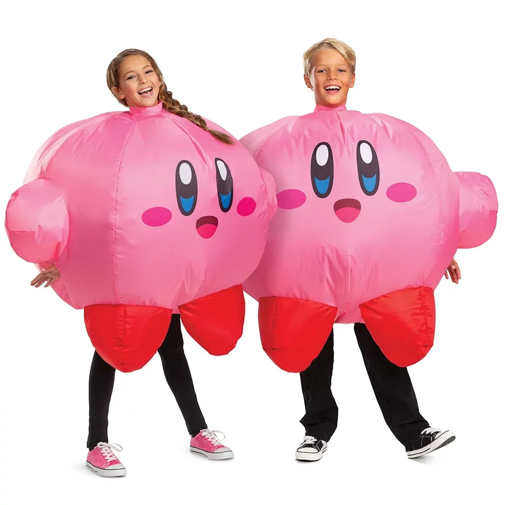 Kirby Inflatable Halloween Child Costume, Disguise, Fits Up to (Size 10)