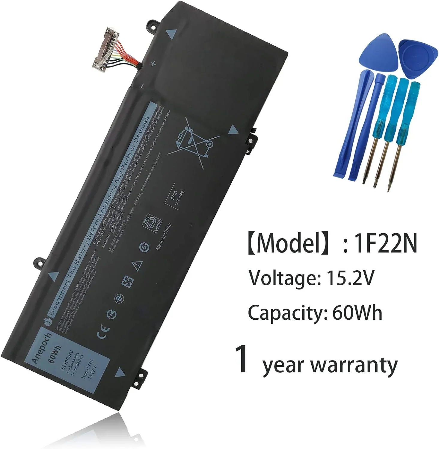 1F22N Portable PC y Replacement for Dell Alienware 2018 M15 G5 15 5590 G7 7790 7590 ALW15M-D1735R R2 R1 2019