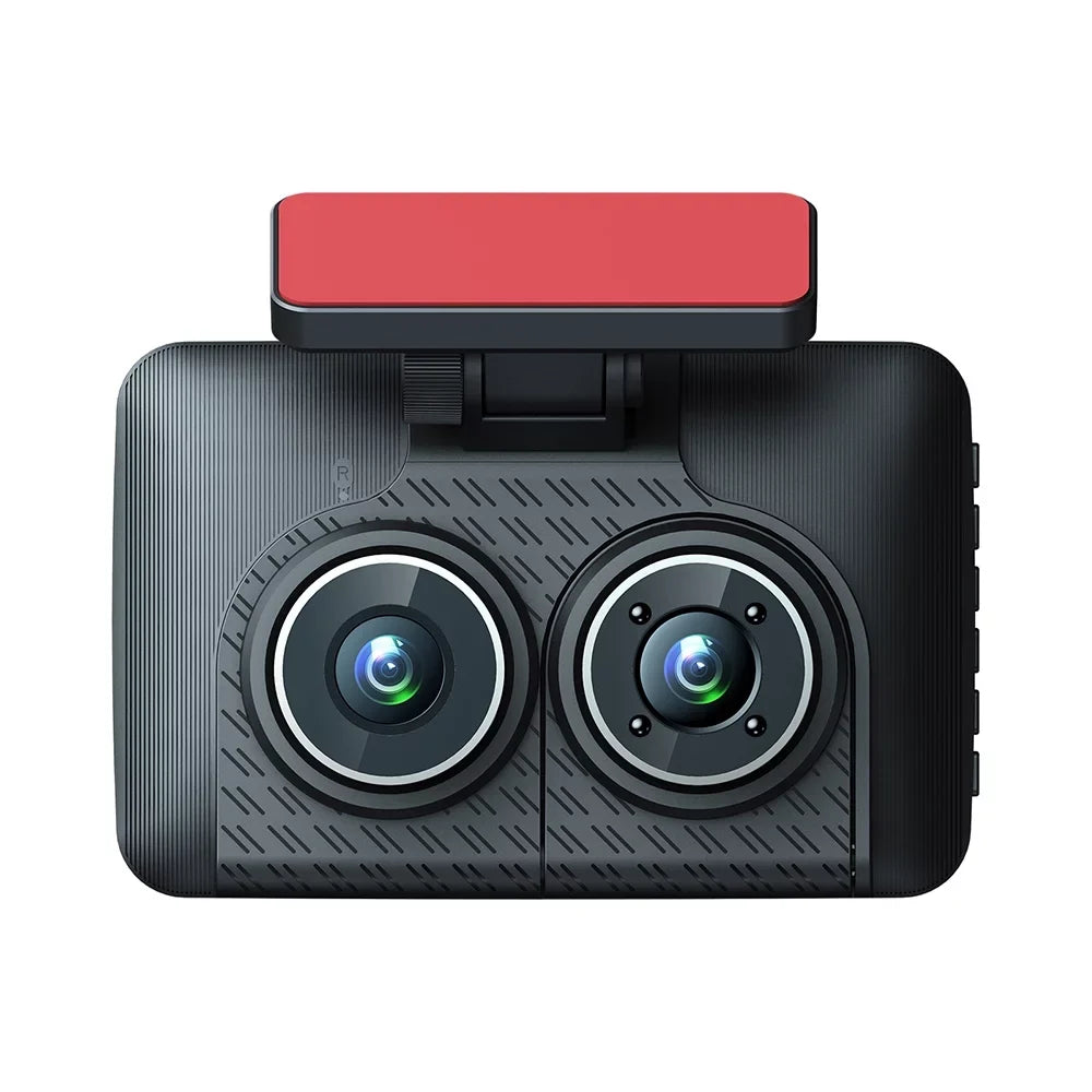 Dash Cam Front and Rear Inside 3 Cameras 1080+720+480P 4in Car Rearview Mirror Car Video Recording Camcorder Night Vision Car Camera Recorder Auto Safety Driving Recorder