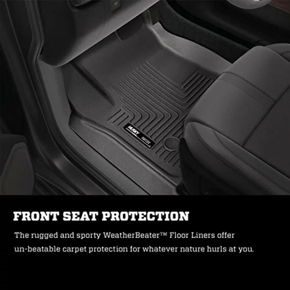 Husky by RealTruck 2nd Seat Floor Liner Compatible with 17-19 Pacifica Compatible with select: 2017-2021 Chrysler Pacifica Touring L, 2020-2021 Chrysler Voyager