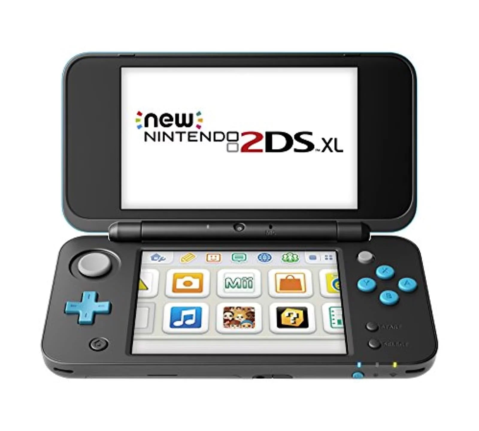 Repaired Nintendo New Model 2DS XL Black Turquoise (Refurbished)