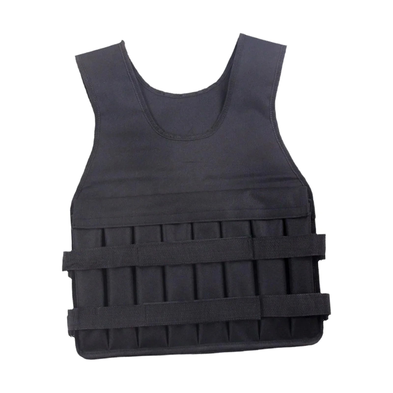 AMLESO Loading Vest Exercise Jacket for Boxing Running Gym Fitness 8 Pockets Exercise Slim Design Strength Training Body Weight Vest