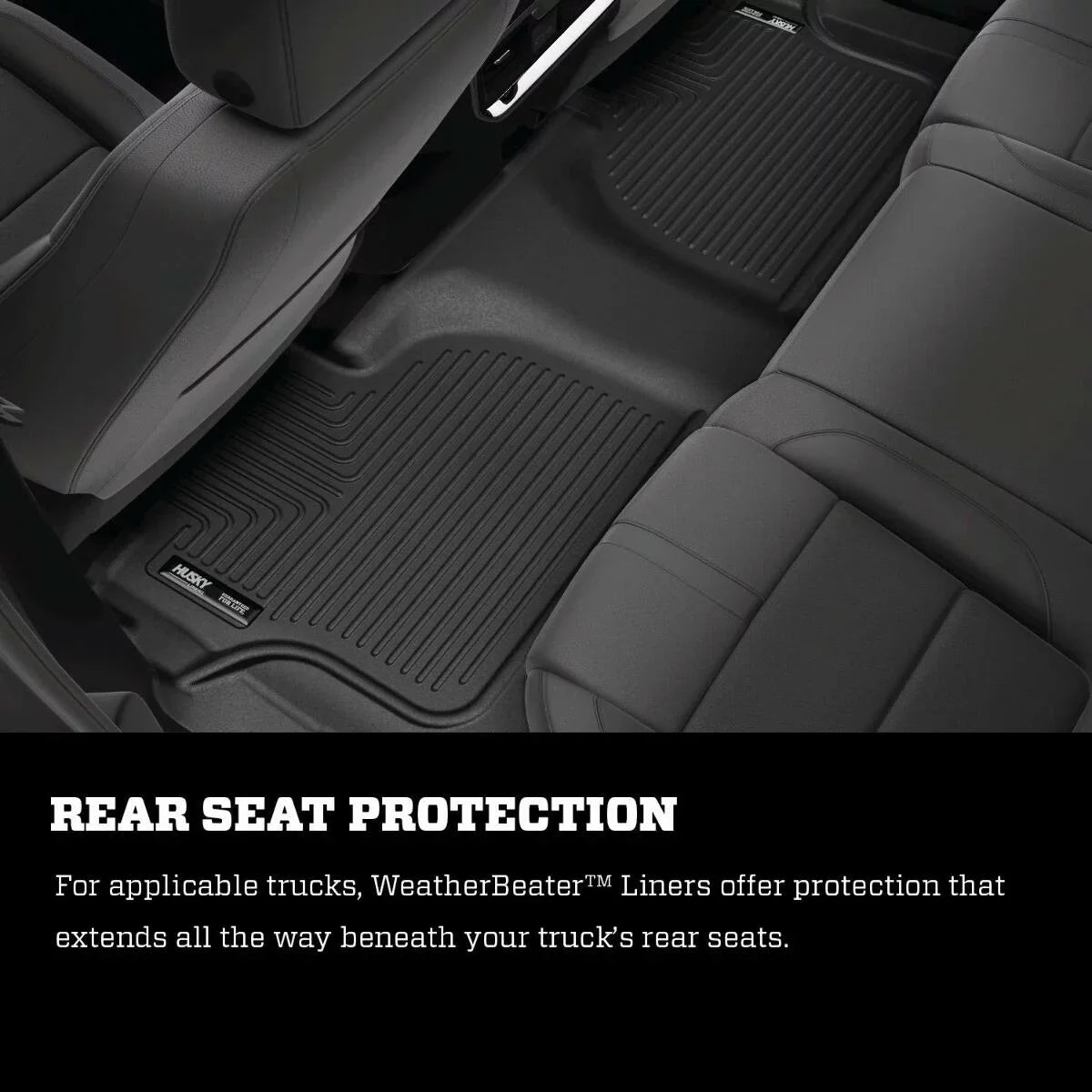 Husky by RealTruck 2nd Seat Floor Liner Compatible with 17-19 Pacifica Compatible with select: 2017-2021 Chrysler Pacifica Touring L, 2020-2021 Chrysler Voyager