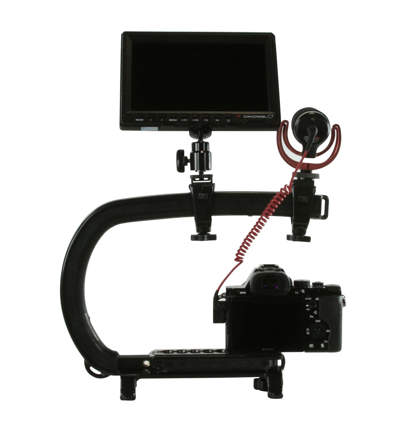 Cam Caddie Scorpion MAX Edition Universal Stabilzing Camera Handle - Includes 2 Accessory Shoes