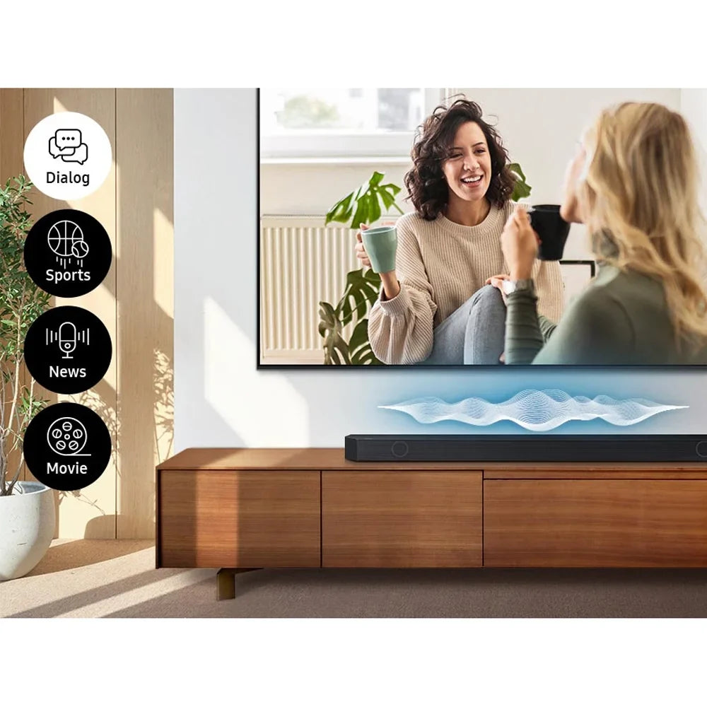 Samsung HW-Q800C Q-series 5.1.2 ch. Wireless Dolby ATMOS Soundbar w/ Q-Symphony Bundle with 2 YR CPS Enhanced Protection Pack