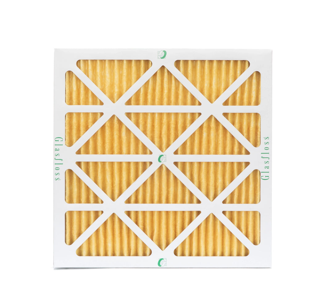 6 Pack of 18x18x1 MERV 11 Pleated Air Filters by Glasfloss. Actual Size: 17-1/2 x 17-1/2 x 7/8