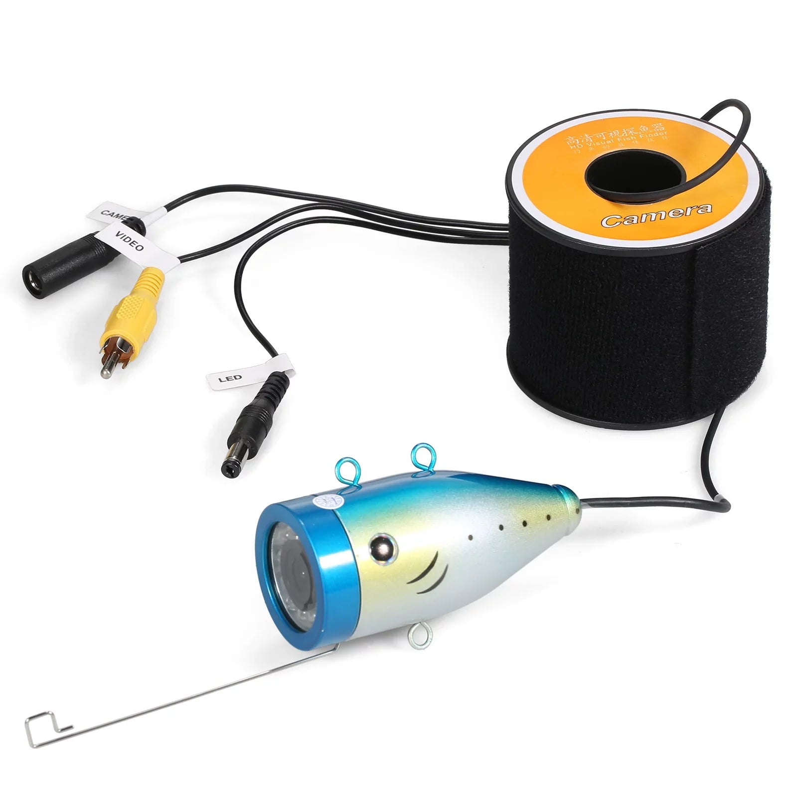 Pristin Underwater camera,15M/30M/50M Cable IP68 Waterproof Sea Lake IP68 Waterproof Sea Fish 12LEDs 7Inch/9Inch Camera Fish Sea Lake Boat 7Inch/9Inch LCD Monitor LCD Monitor 15M/30M/50M 7 /9 LCD