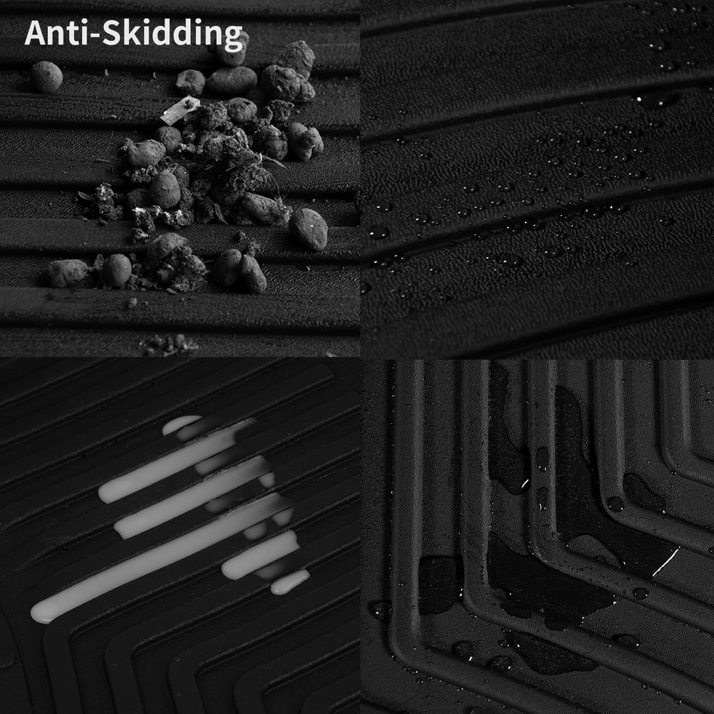 Ledkingdomus Floor Mats Liners for 20-23 Jeep Gladiator 4 Door TPE Floor Carpet
