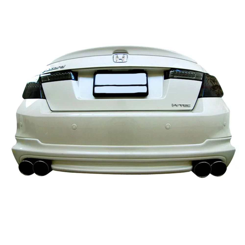Ikon Motorsports Compatible with 08-12 Accord OE Factory Trunk Spoiler Painted #NH603P White Diamond Pearl