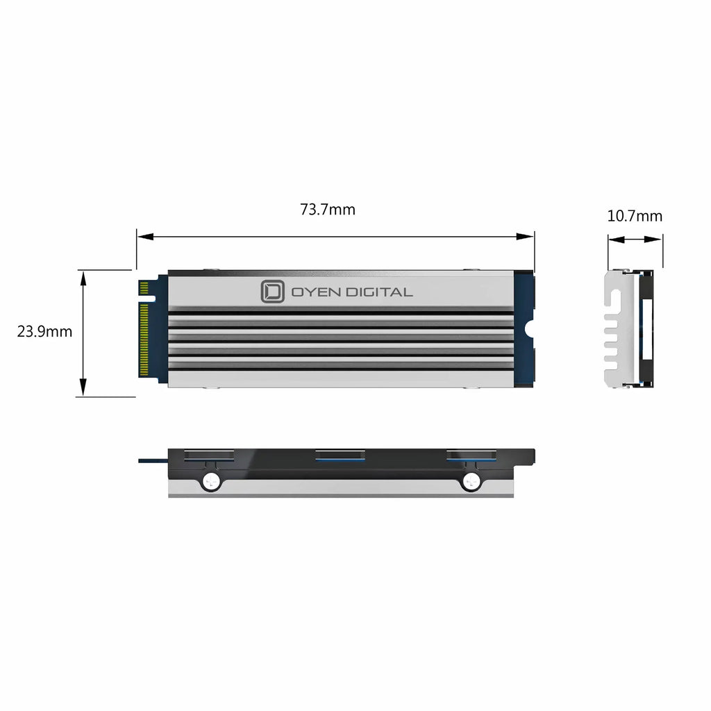 Dash Pro 8TB NVMe PCIe SSD with Heatsink, Compatible with Sony PS5 Internal M.2 Slot