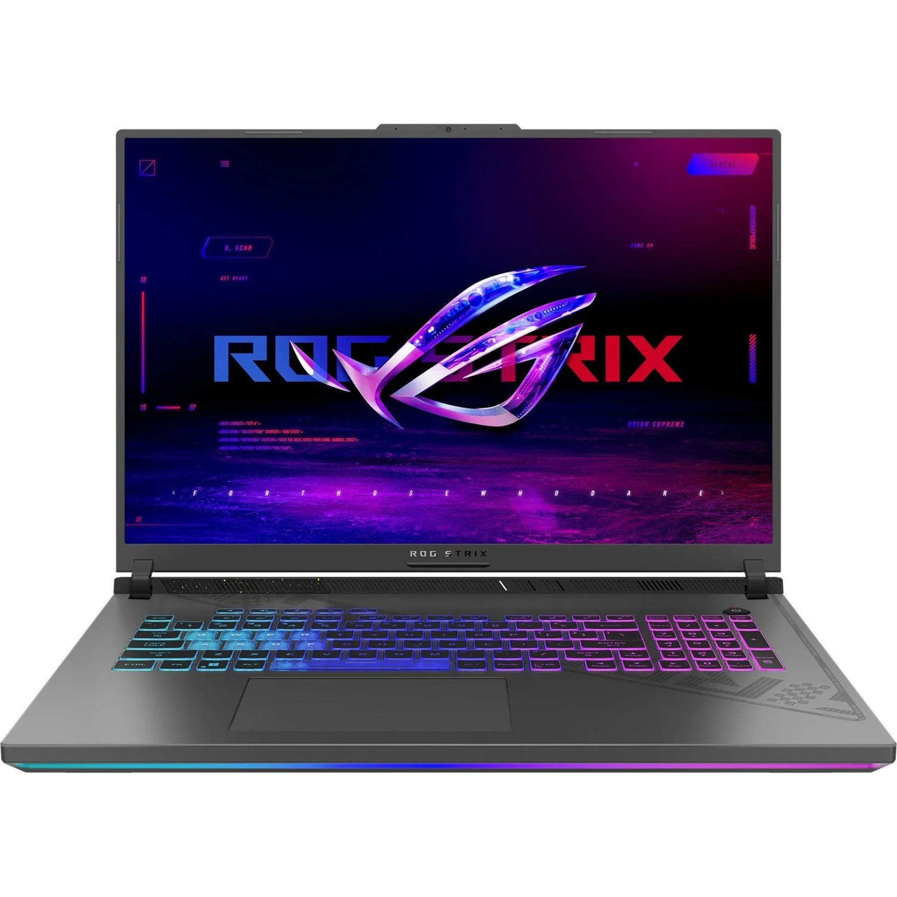 Asus ROG Strix G18 18" Gaming Portable PC, Microprocessor Core i9 i9-13980HX, NVIDIA GeForce RTX 4070 8 GB, 1TB SSD, Windows 11 Home, G814JI-CS94
