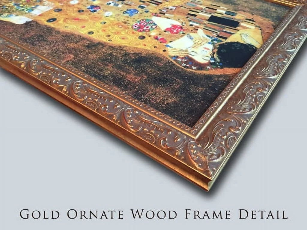 Edge of the deciduous forest 24x18 Gold Ornate Wood Framed Canvas Art by Ivan Shishkin