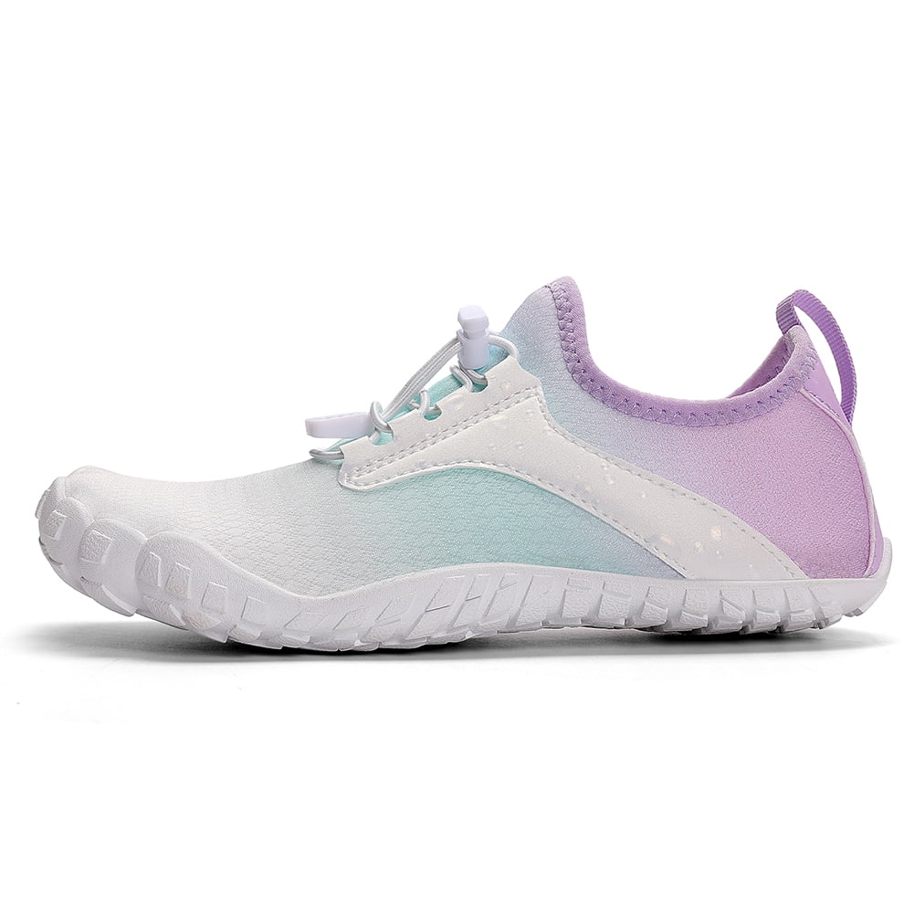 SunyaMood Water Shoes Barefoot Beach Shoes Quick Dry Non-slip for Men Women (39 Purple)