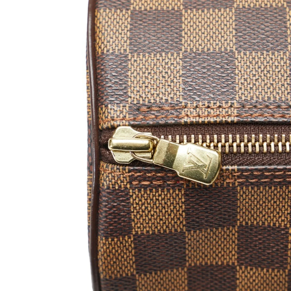 Pre-Owned Louis Vuitton Damier Ebene Papillon Handbag N51303 Brown PVC Leather Women's LOUIS VUITTON (Good)