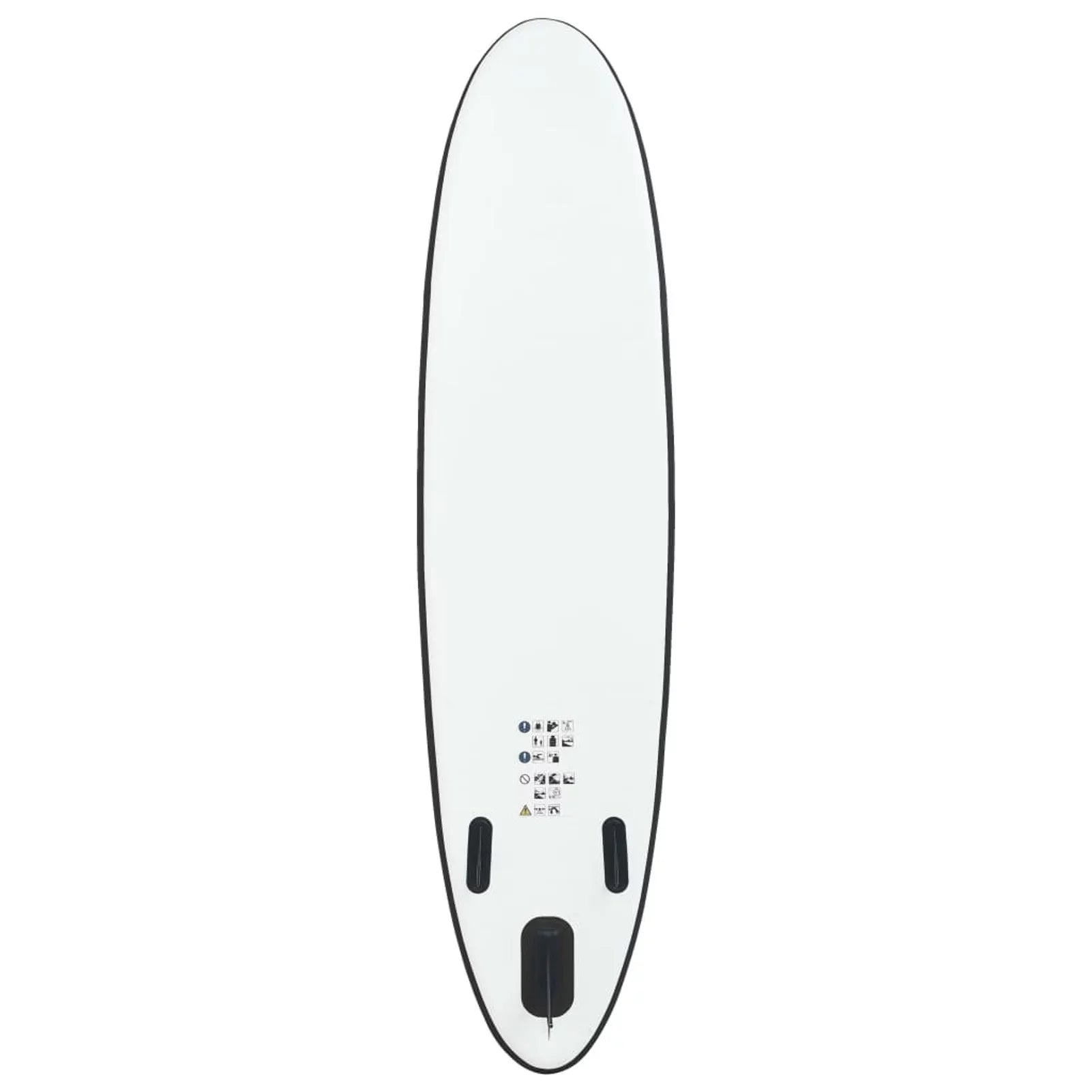OWSOO Inflatable Paddle Board Set Black and White