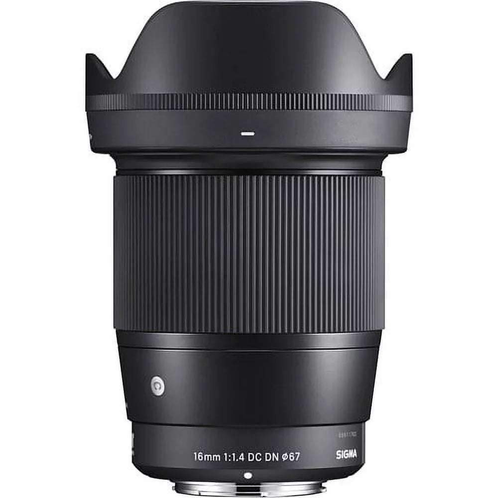 Sigma Contemporary - Lens - 16 mm - f/1.4 DC DN - Sony E-mount - for Sony Cinema Line; a VLOGCAM; a1; a6700; a7 IV; a7C; a7C II; a7CR; a7R V; a7s III; a9 III
