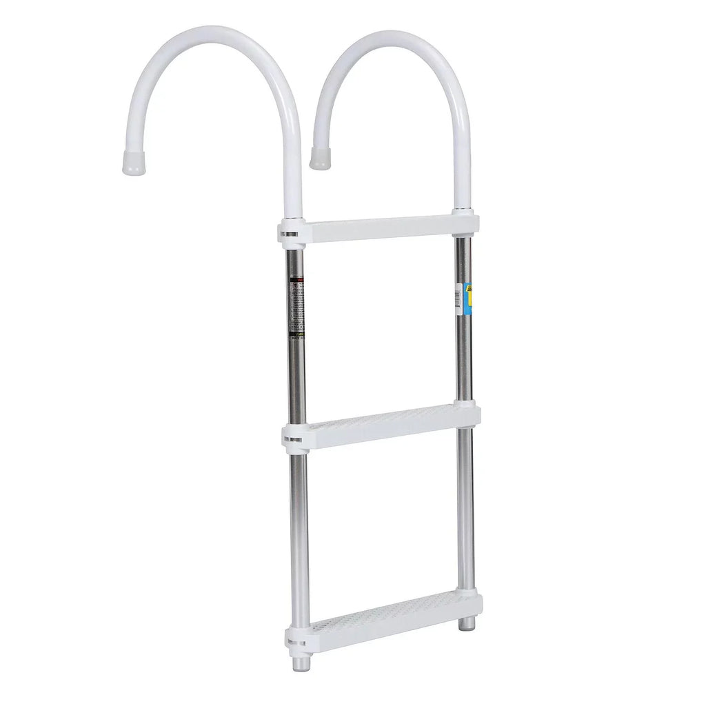 Seachoice Aluminum Boarding Ladder, 3 Steps, 15 In. Wide X 36 In. Tall