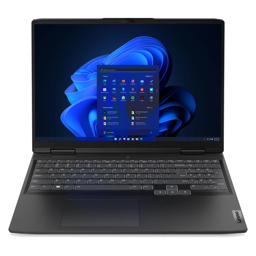 Lenovo Notebook IdeaPad Gaming 3 Portable PC, 16" IPS  165Hz, i7-12650H, NVIDIA® GeForce RTX™ 3060 Portable PC GPU 6GB GDDR6, 16GB, 512GB, For Gaming