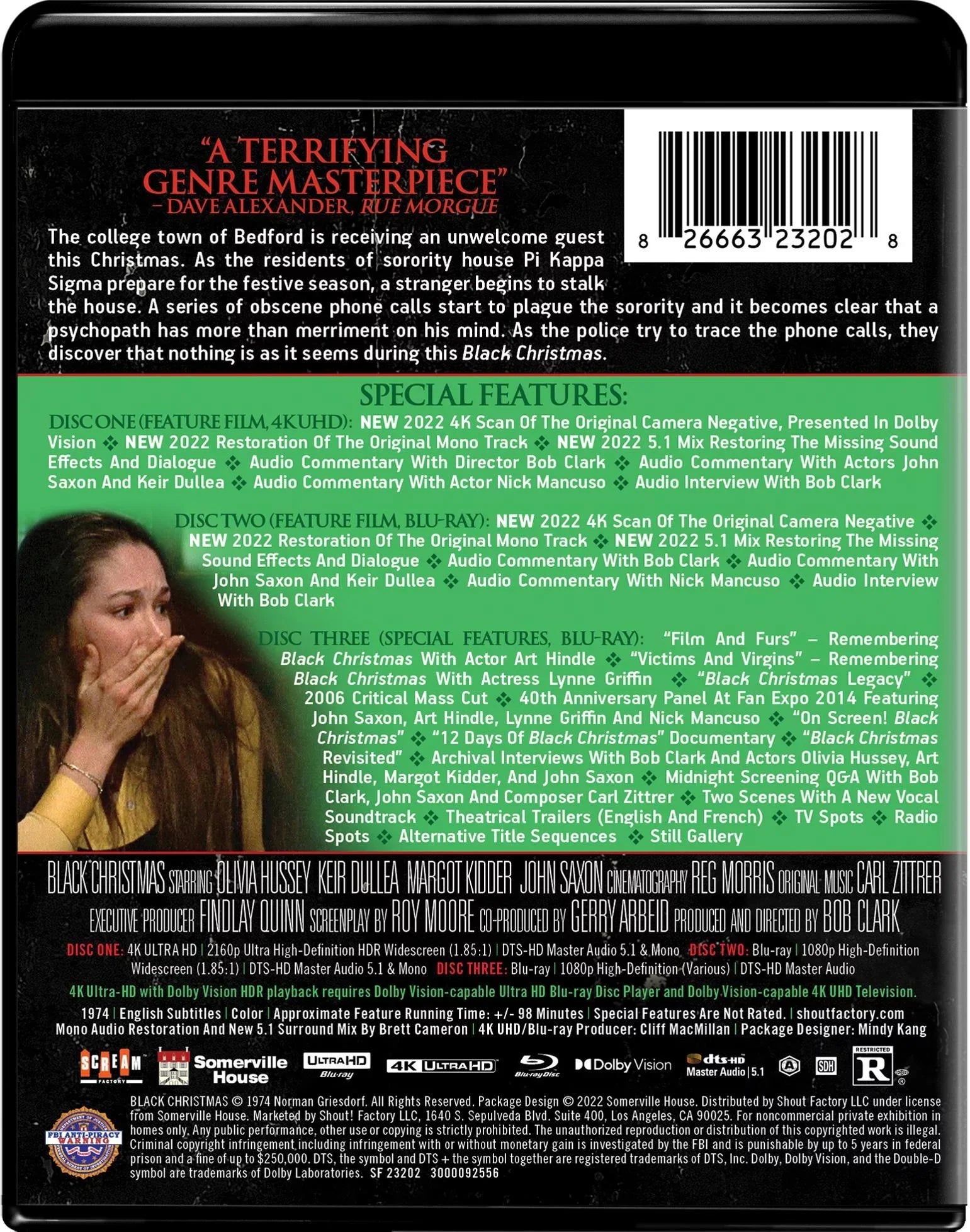 Black Christmas (4K Ultra HD), Scream Factory, Horror