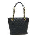 Pre-Owned CHANEL Matelasse ChainShoulder Bag Black Caviar Skin (Grained Calf) (Fair)