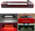 NSLUMO Led Third Brake Light Replacement for 2002-2009 Dodge RAM 1500 2500 3500 Red LED Strobe 3rd Brake Light White Reverse Cargo Light Kit Euro Clear Lens CHMSL Rear Tail Brake Lamp Assembly