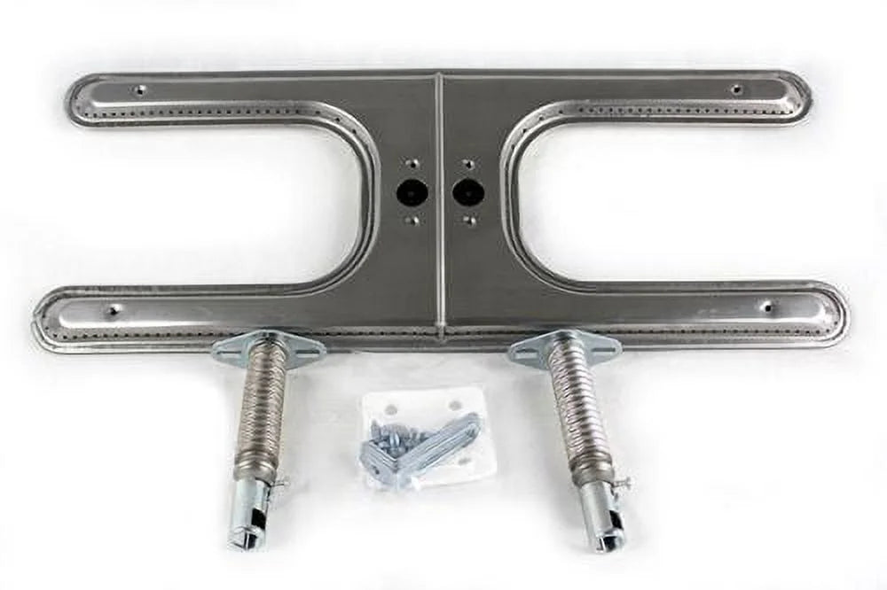 MHP EDLBC7 Standard Stainless Steel Large Dual Burner w/Two V11 Venturi