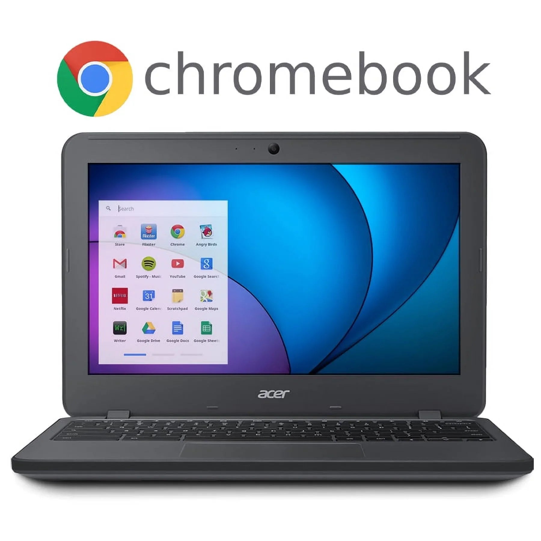 Refurbished Acer Chromebook 11 N7 11.6" Celeron 1.6GHz 4GB RAM 16GB SSD C731TC42N (Refurbished)