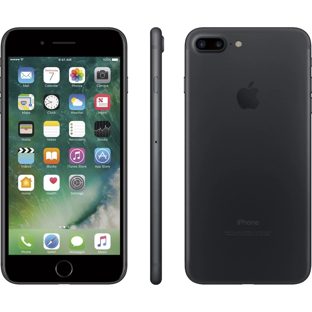 Renewed Apple iPhone 7 Plus 128GB Black (T-Mobile Locked) Smartphone (Refurbished)