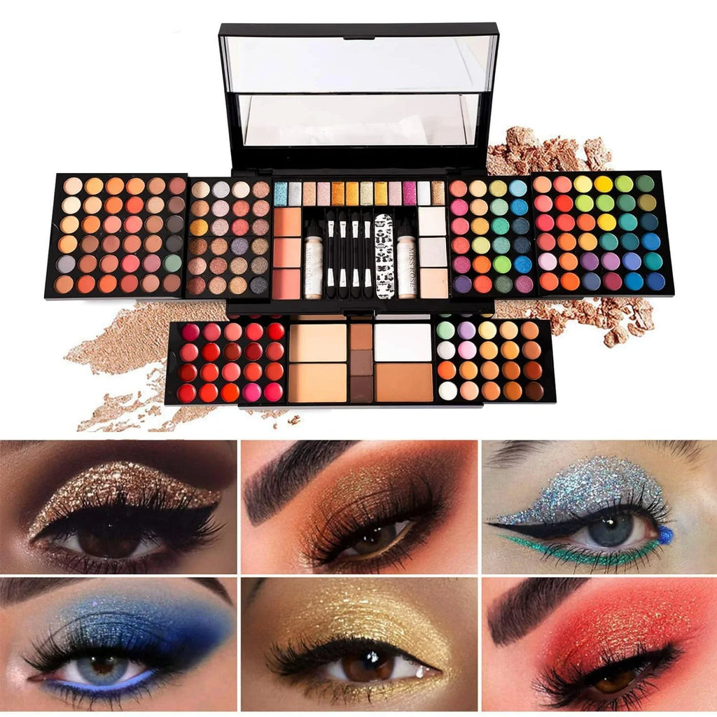 MISS ROSE 187 Colors Professional Makeup Kit,Makeup Sets Combination,All in One Makeup Kits for Women Full Kit - Makeup Gift Set for Women Girls