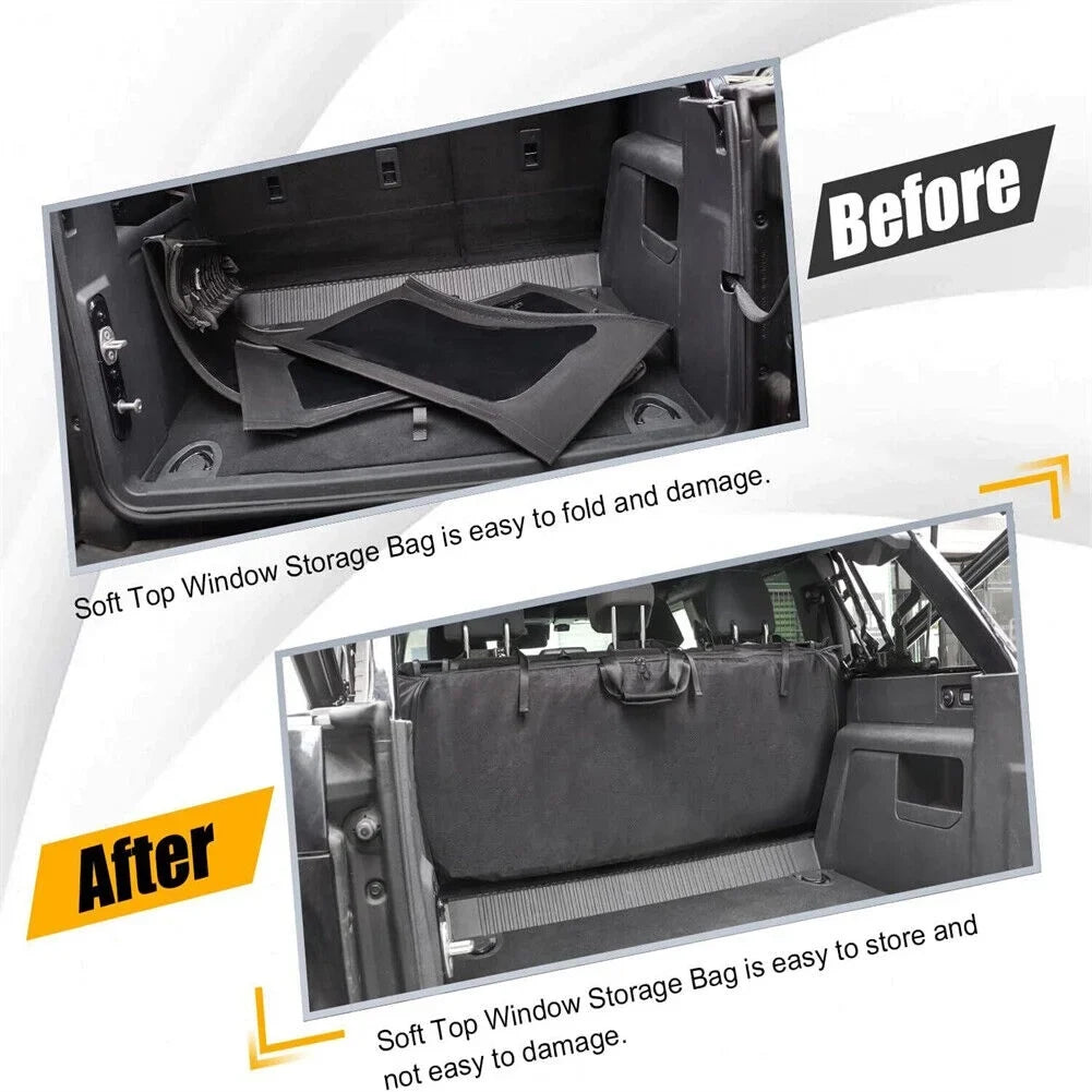 600D Soft Top Window Storage Bag For Ford Bronco Accessories 2021 2022 4 Door