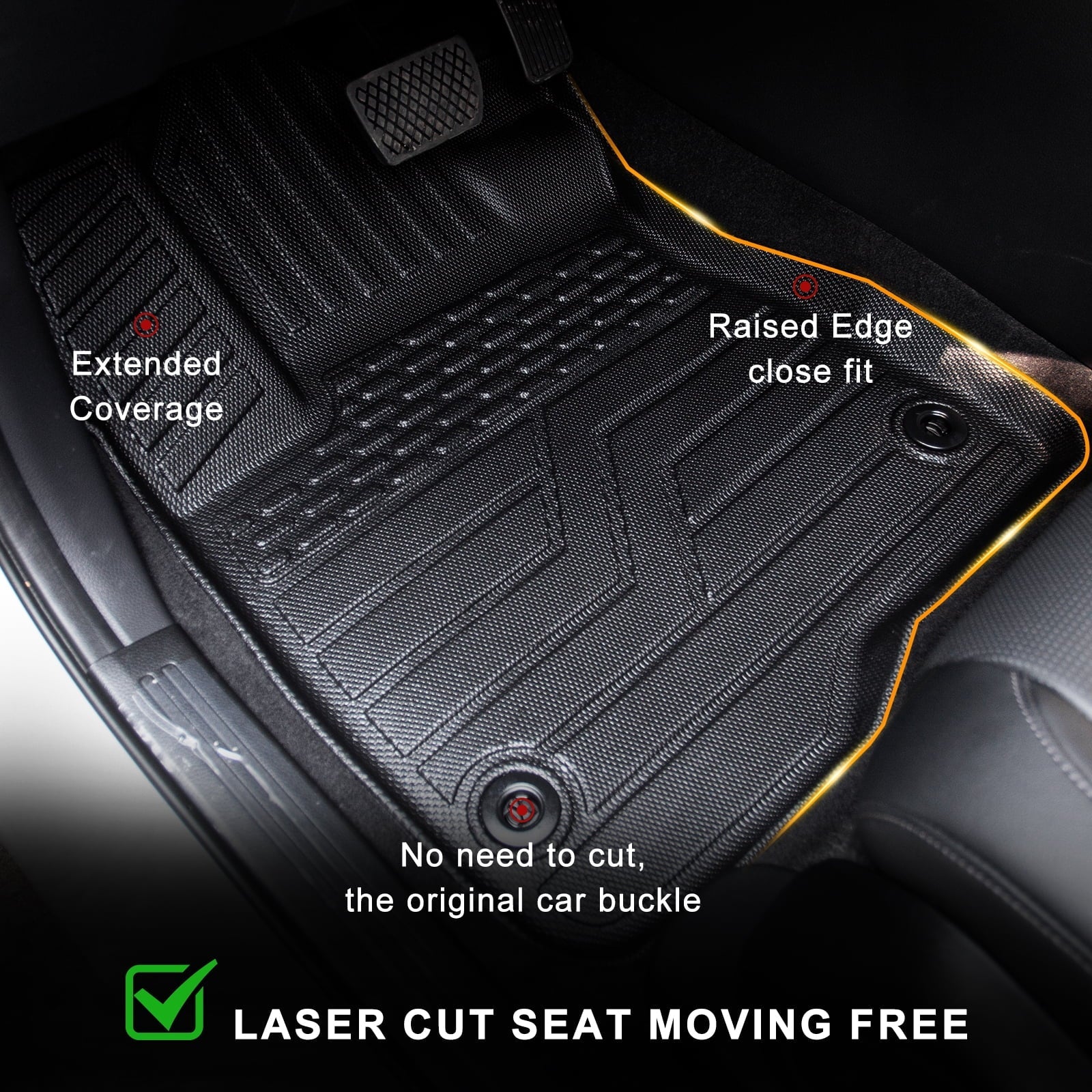 Fit 2023 2024 Honda CRV Cargo Mat Trunk Mat All Weather Cargo Liner 2023 CR-V Fuel Accessories Non-Hybrid