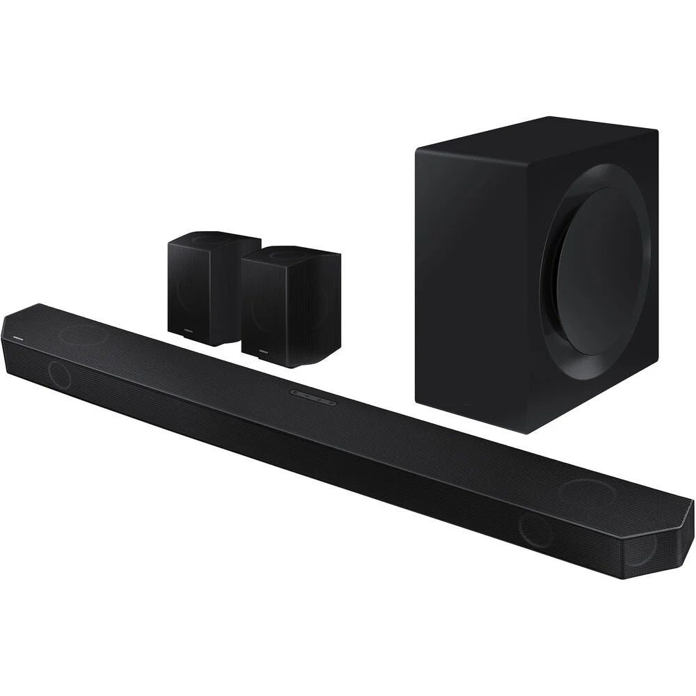 Renewed Samsung - HW-Q990B/ZA 11.1.4ch Soundbar with Wireless Dolby Atmos / DTS:X and Rear Speakers - Black [Manufacturer Refurbished]