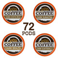 Fresh Roasted Coffee, Dark Roast Coffee Pod Variety Pack, 72 Count for Keurig K-Cup Brewers