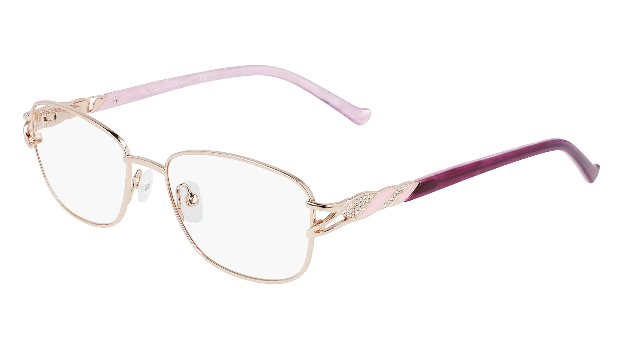 Eyeglasses MARCHON TRES JOLIE 195 770 Rose Gold