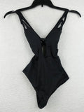 BECCA Swimsuit XS - Black - Rebecca Virtue Color Code Skylar Plunge One-Piece