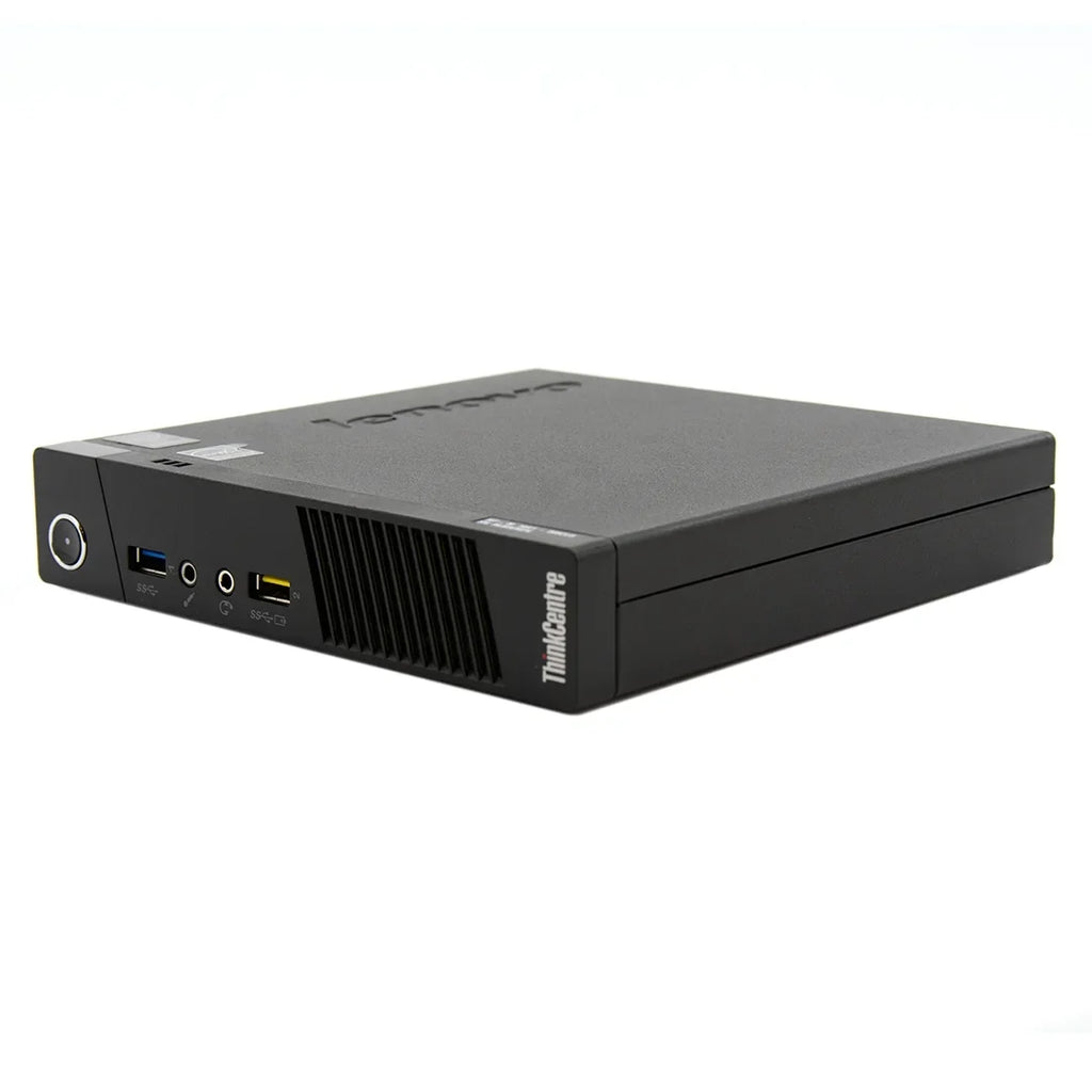 Refurbished Lenovo ThinkCentre M73 Tiny Form Factor Computer PC, 3.2 GHz Chipset Core i3, 4GB DDR3 RAM, 120GB SSD Hard Drive, Windows 10 Home 64 bit (Refurbished)